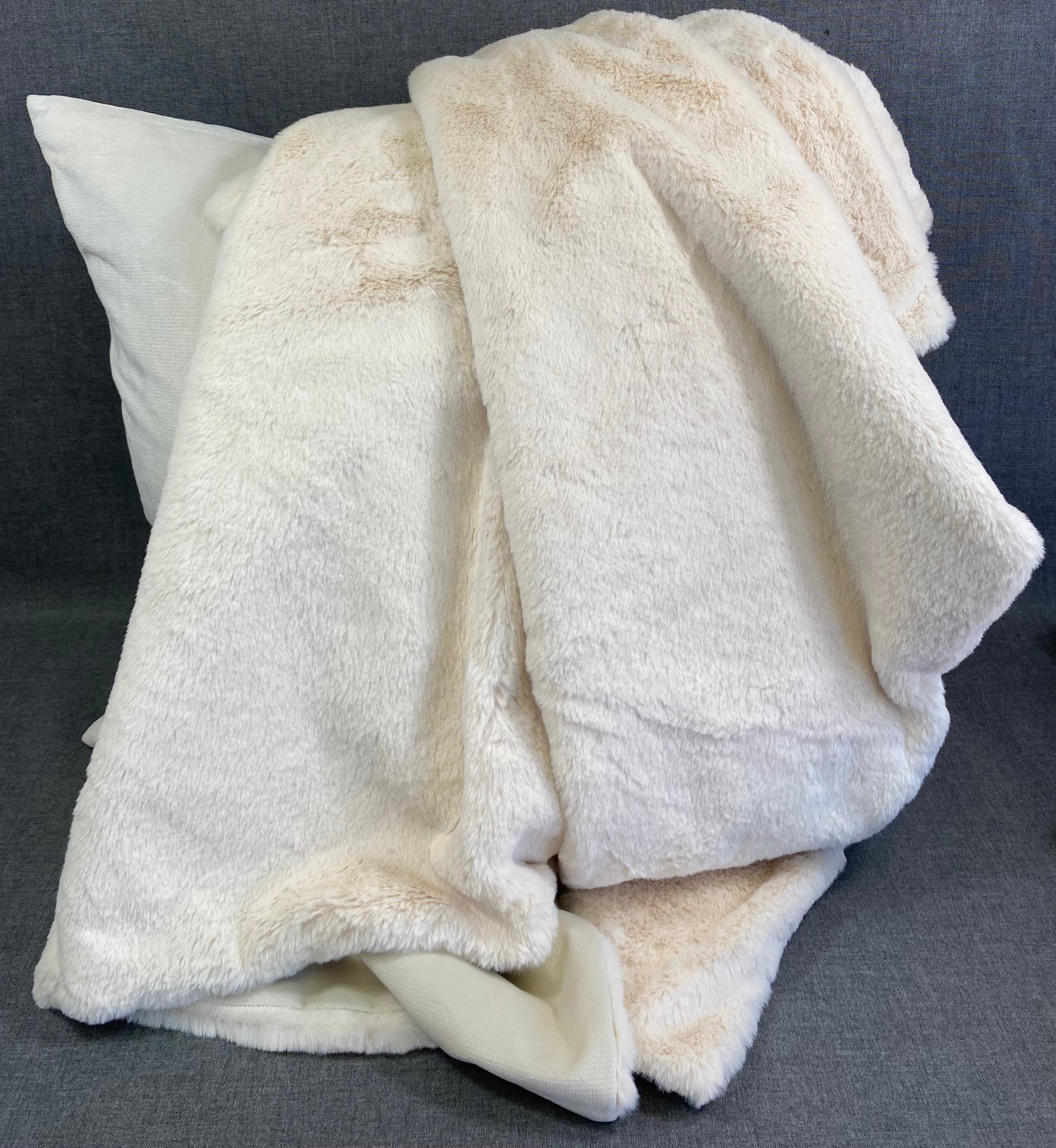 Furocious Throw-Cream-52"X 62"