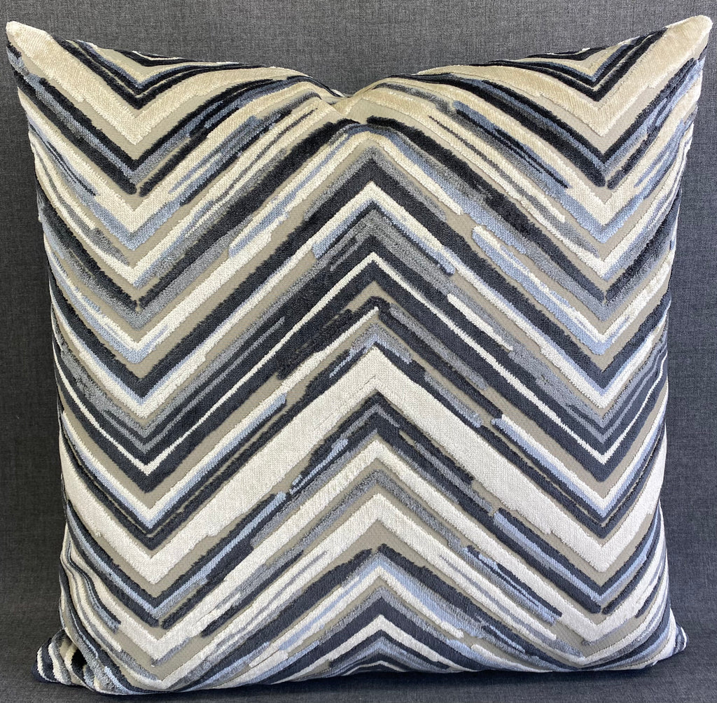 Luxury Pillow -  24" x 24" -  Del Mar-Blue