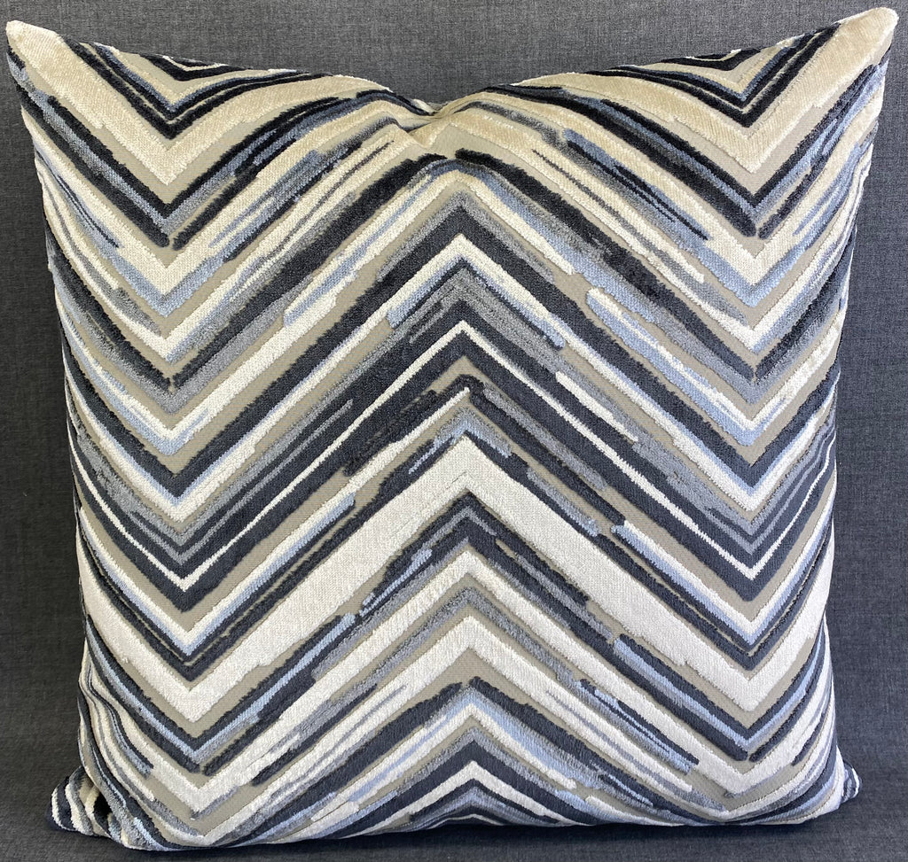 Luxury Pillow -  24" x 24" -  Del Mar-Blue