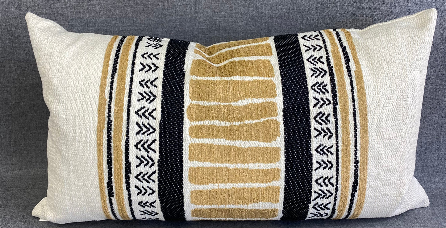 Luxury Pillow 24" x 14" Cholula-Black- Black