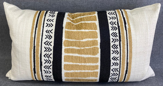 Luxury Pillow 24" x 14" Cholula-Black- Black