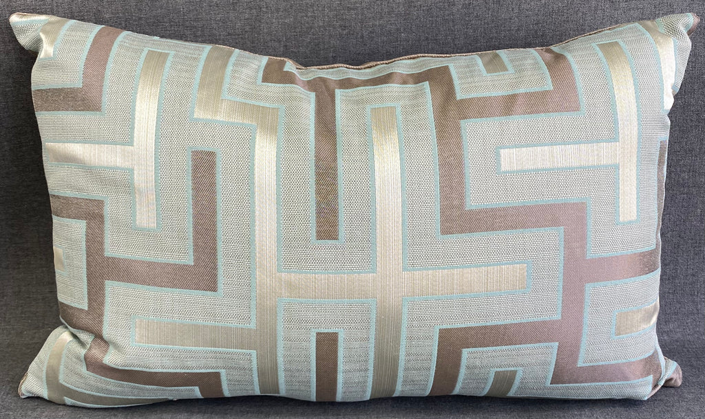 Luxury Lumbar Pillow - 24" x 14"- Puzzle