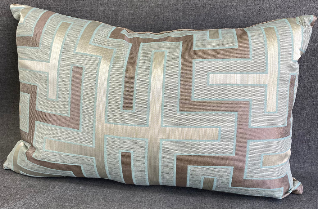 Luxury Lumbar Pillow - 24" x 14"- Puzzle