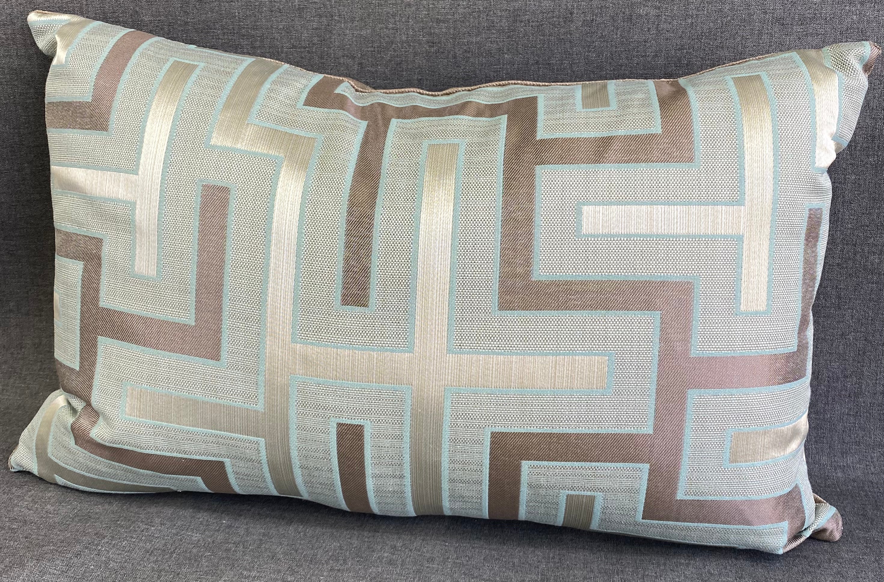 Luxury Lumbar Pillow - 24" x 14"- Puzzle