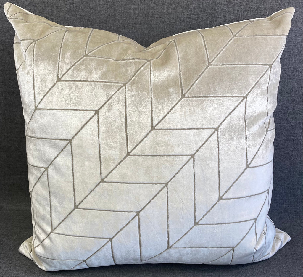 Luxury Pillow -  24" x 24" -  Villa - Ivory