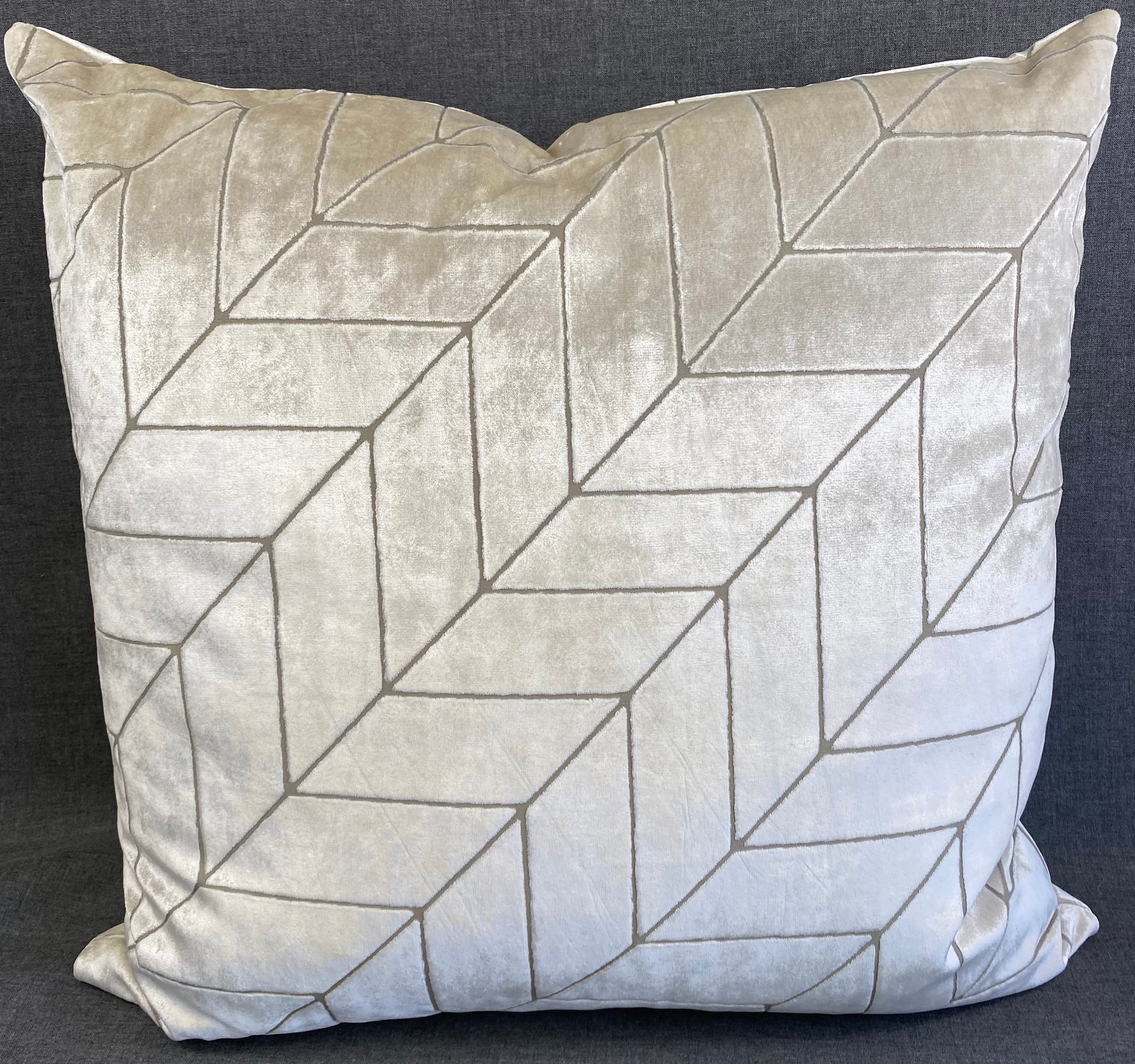 Luxury Pillow -  24" x 24" -  Villa - Ivory