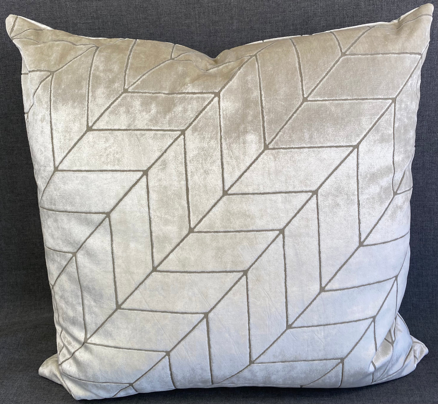 Luxury Pillow -  24" x 24" -  Villa - Ivory