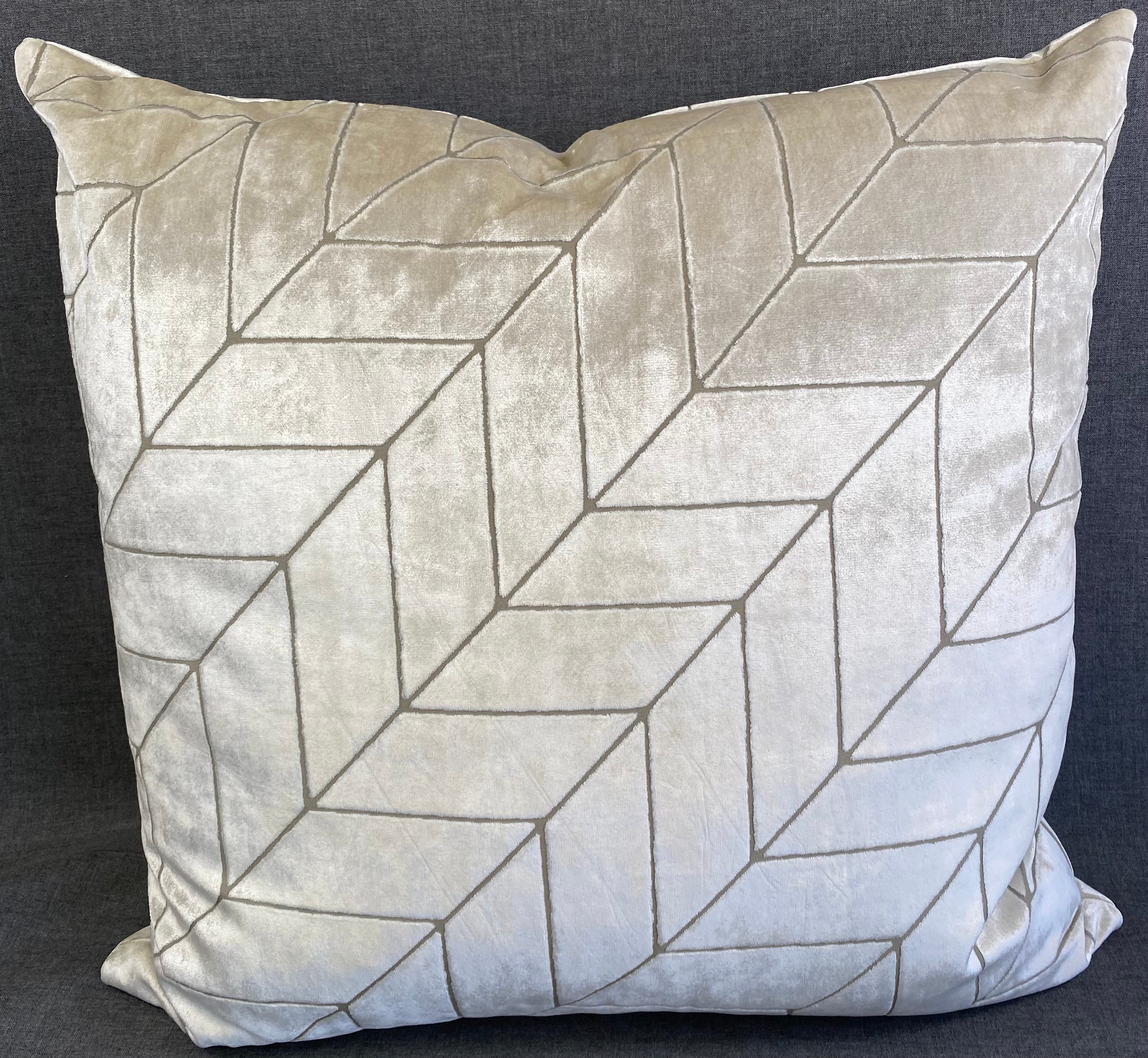 Luxury Pillow -  24" x 24" -  Villa - Ivory