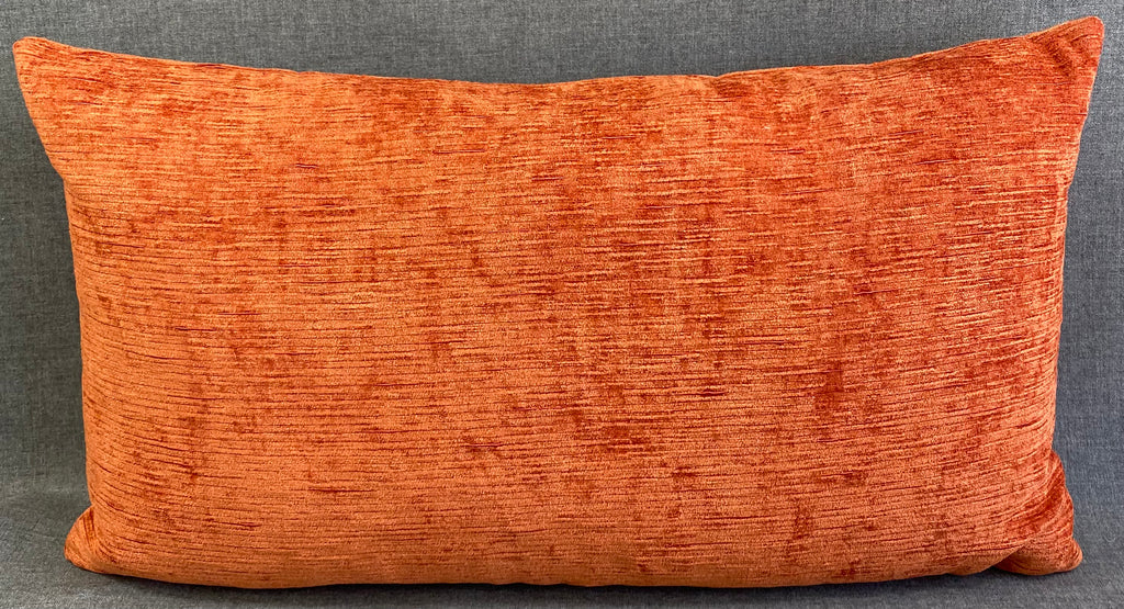 Luxury Lumbar Pillow - 24" x 14" - Empress Casandra Orange