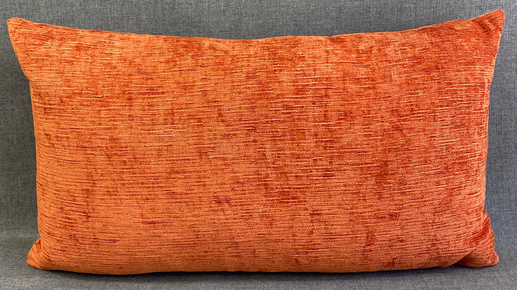 Luxury Lumbar Pillow - 24" x 14" - Empress Casandra Orange