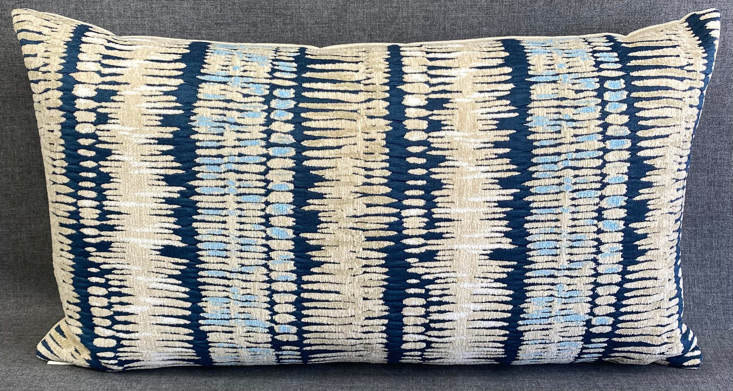 Luxury Lumbar Pillow - 24" x 14" -  Zorro-Indigo