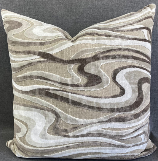 Luxury Pillow - 24" x 24" - Sway-Travertine