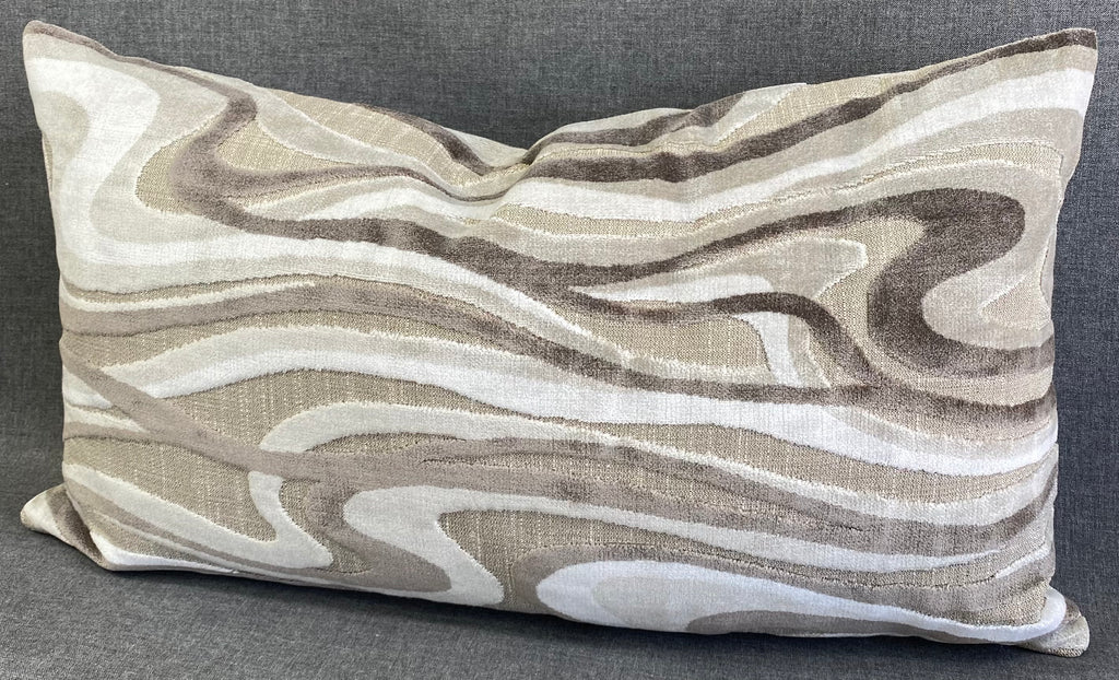 Luxury Lumbar Pillow - 24" x 14"- Sway Travertine