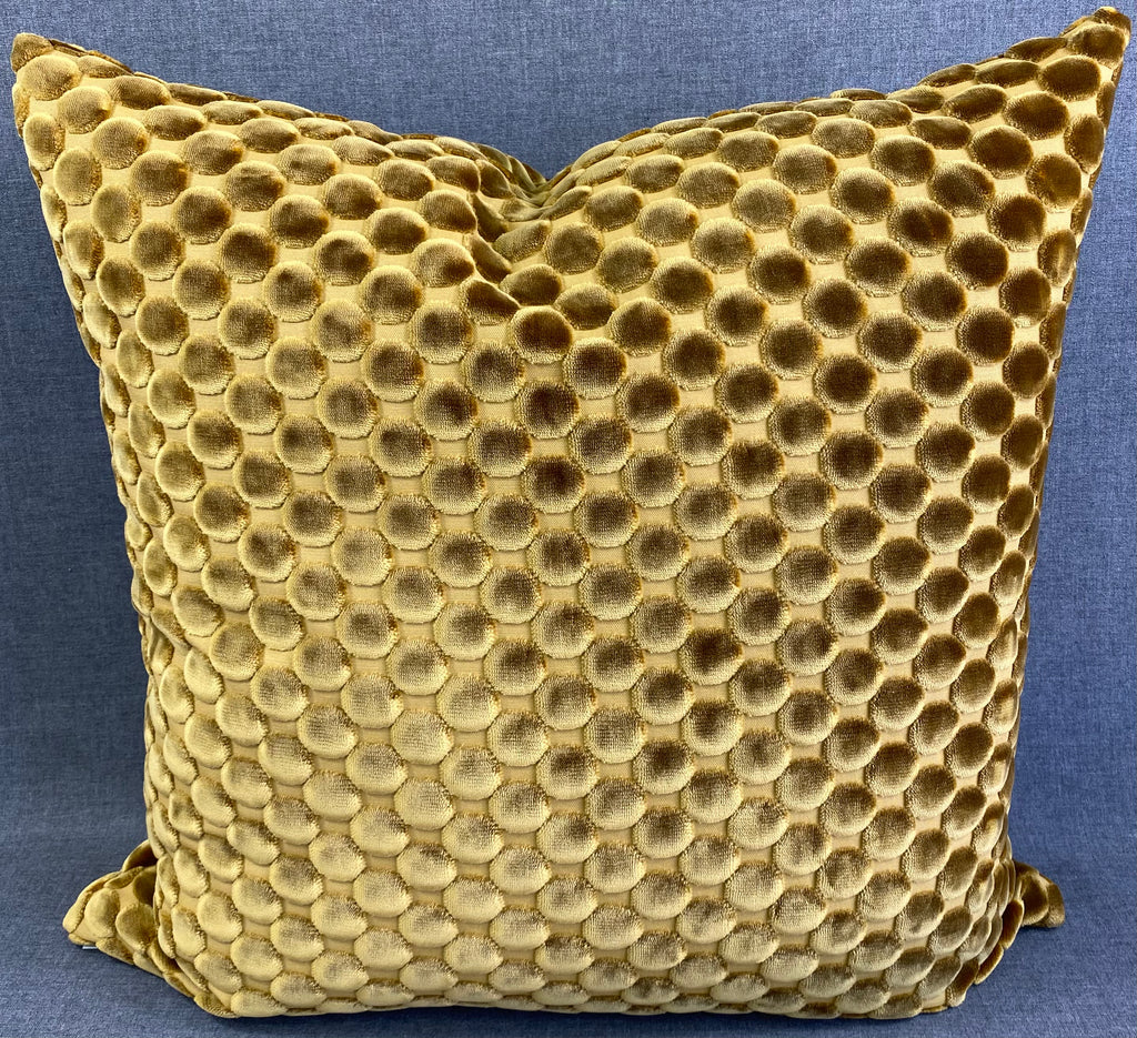 Luxury Pillow – 24" × 24" – Dance Ochre