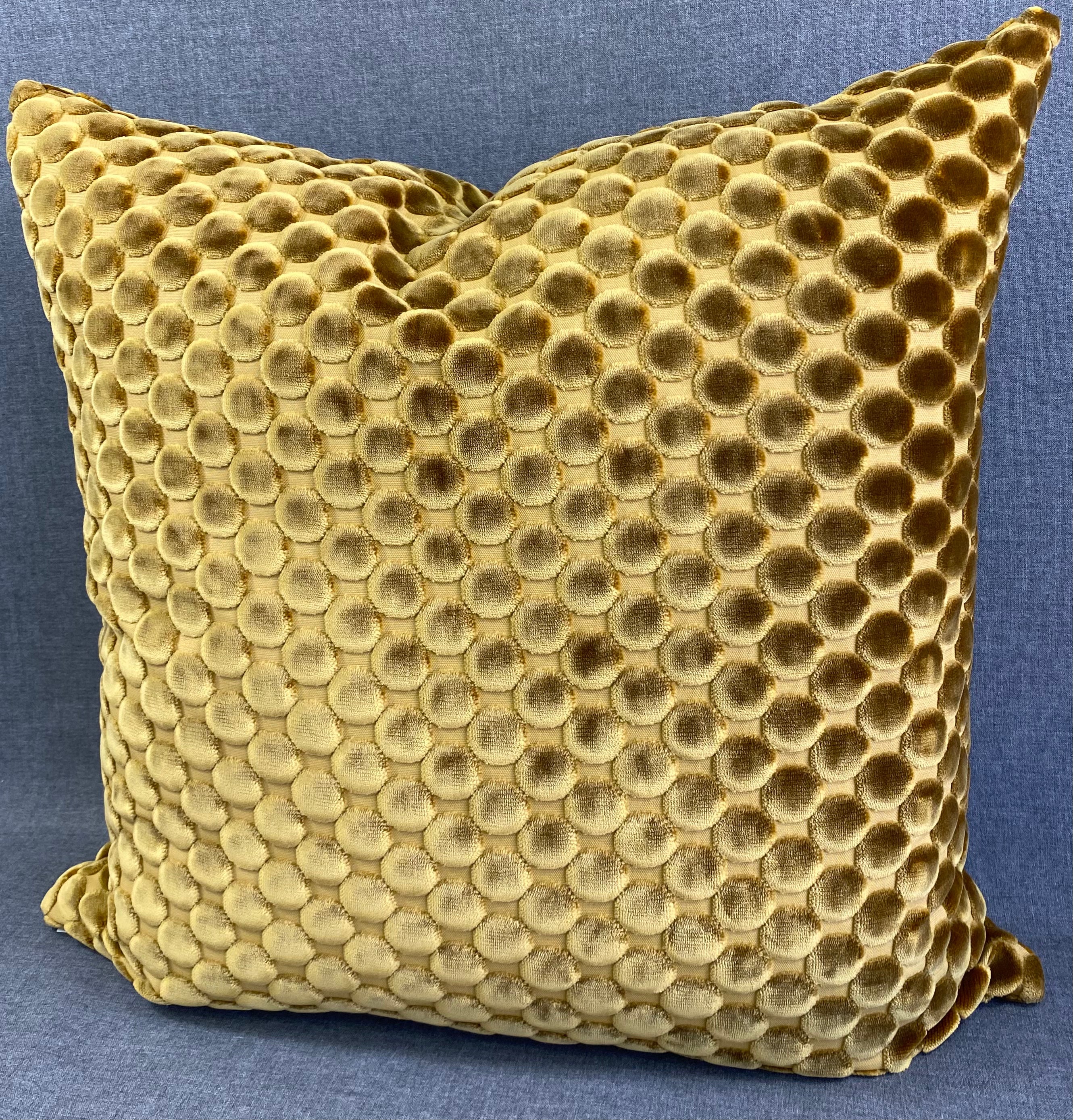 Luxury Pillow – 24" × 24" – Dance Ochre