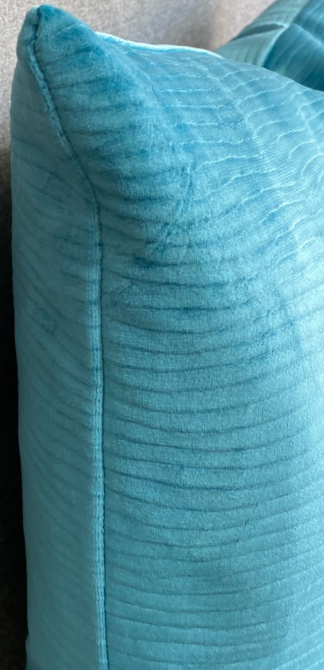 Luxury Lumbar Pillow - 24" x 14" - Stream Peacock