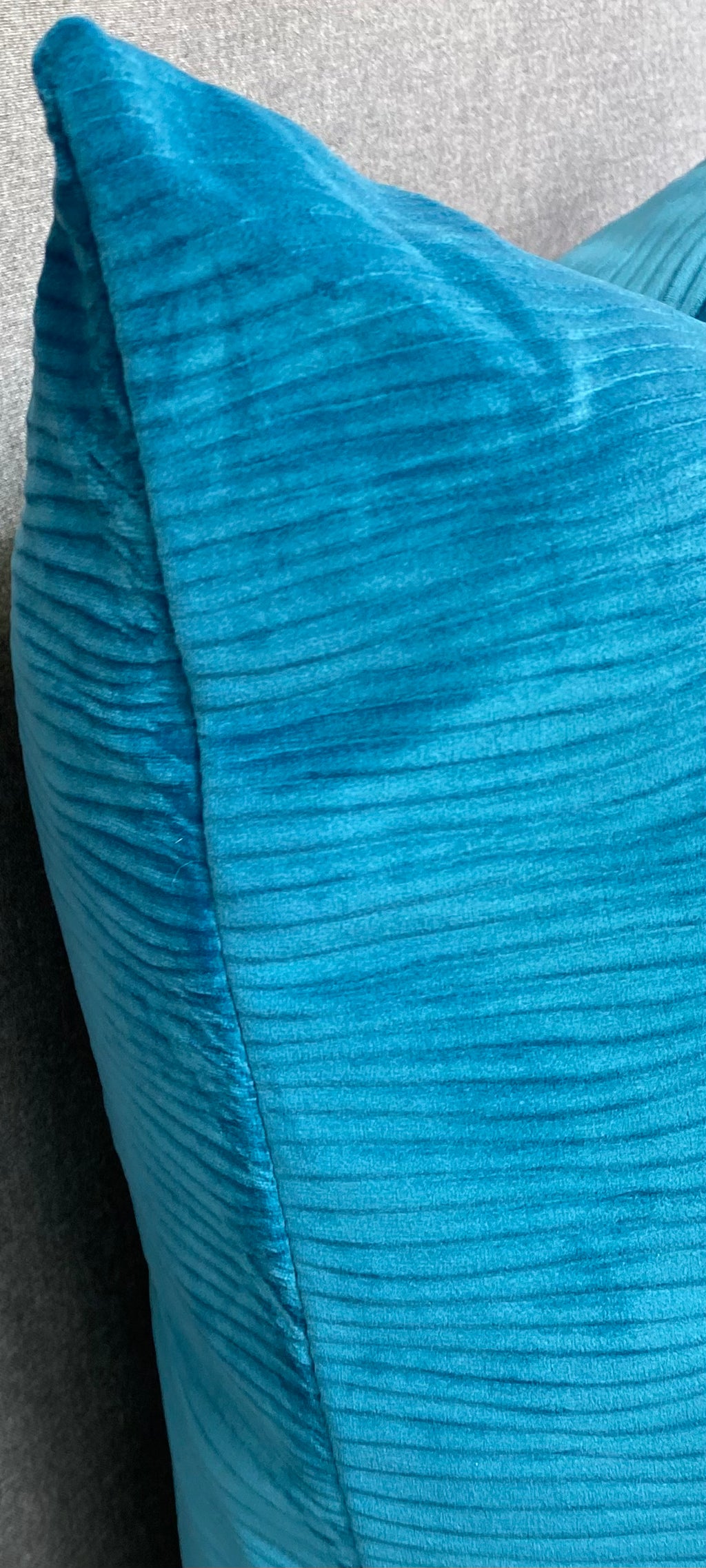 Luxury Pillow - 24” x 24” - Stream Peacock