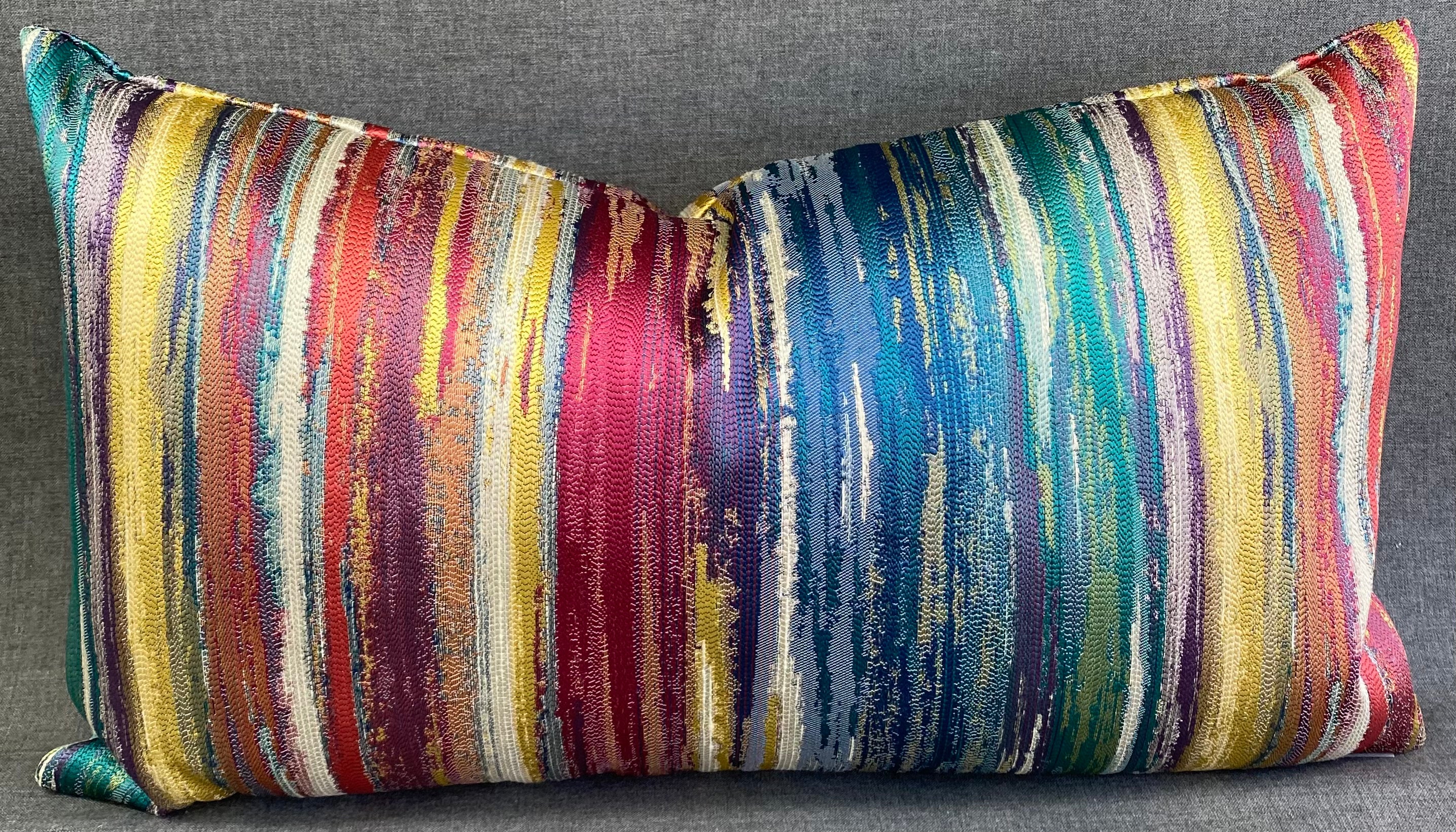 Luxury Lumbar Pillow - 24" x 14"- Roy G Carnival