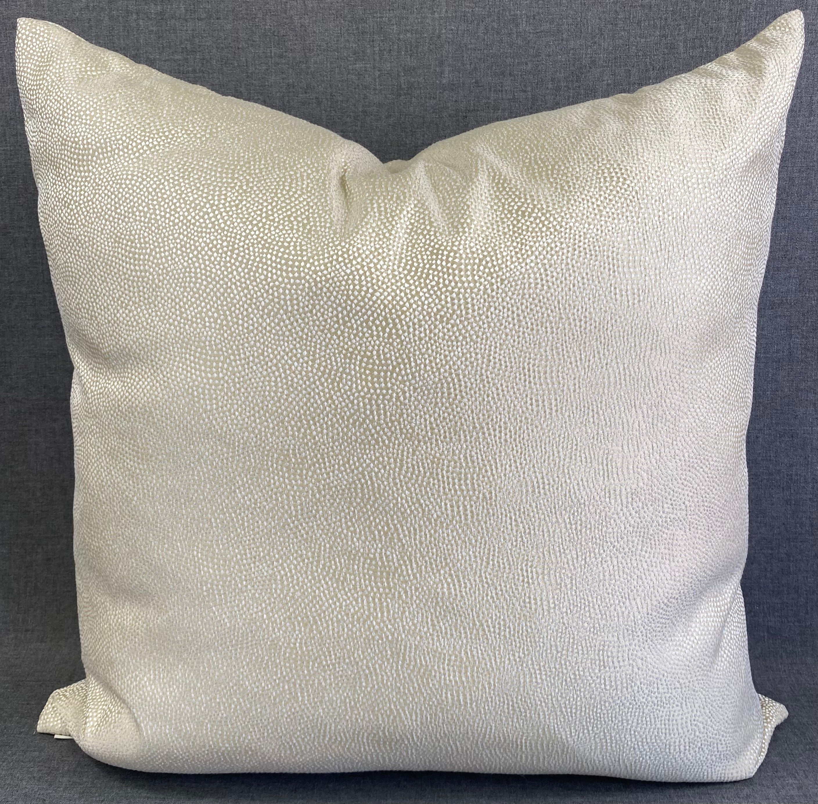 Luxury Pillow -  24" x 24" -  Whimsical Ivory