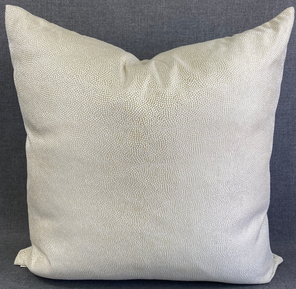 Luxury Pillow -  24" x 24" -  Whimsical Ivory