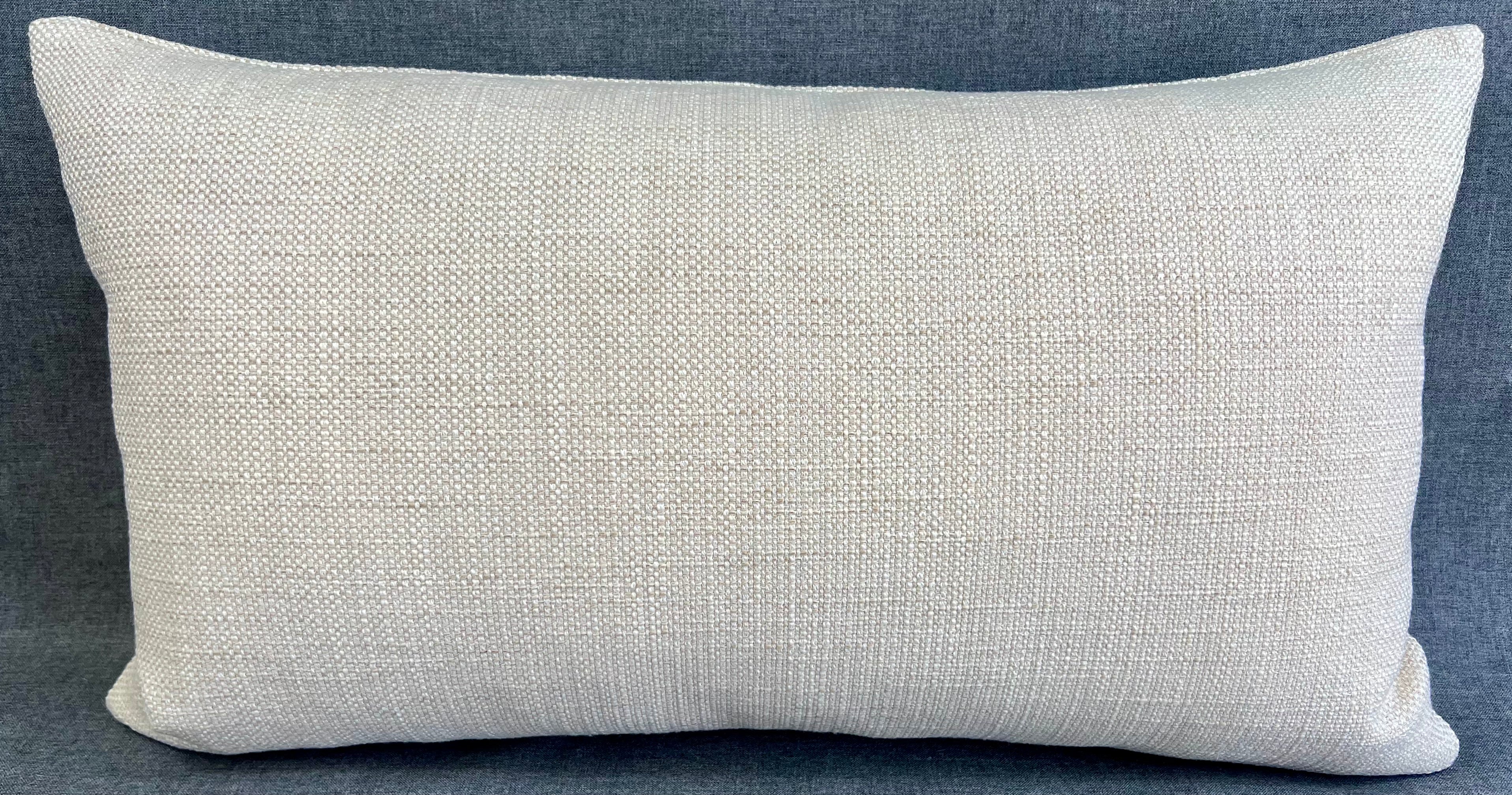 Luxury Lumbar Pillow - 24" x 14"-  Sandstone Weave