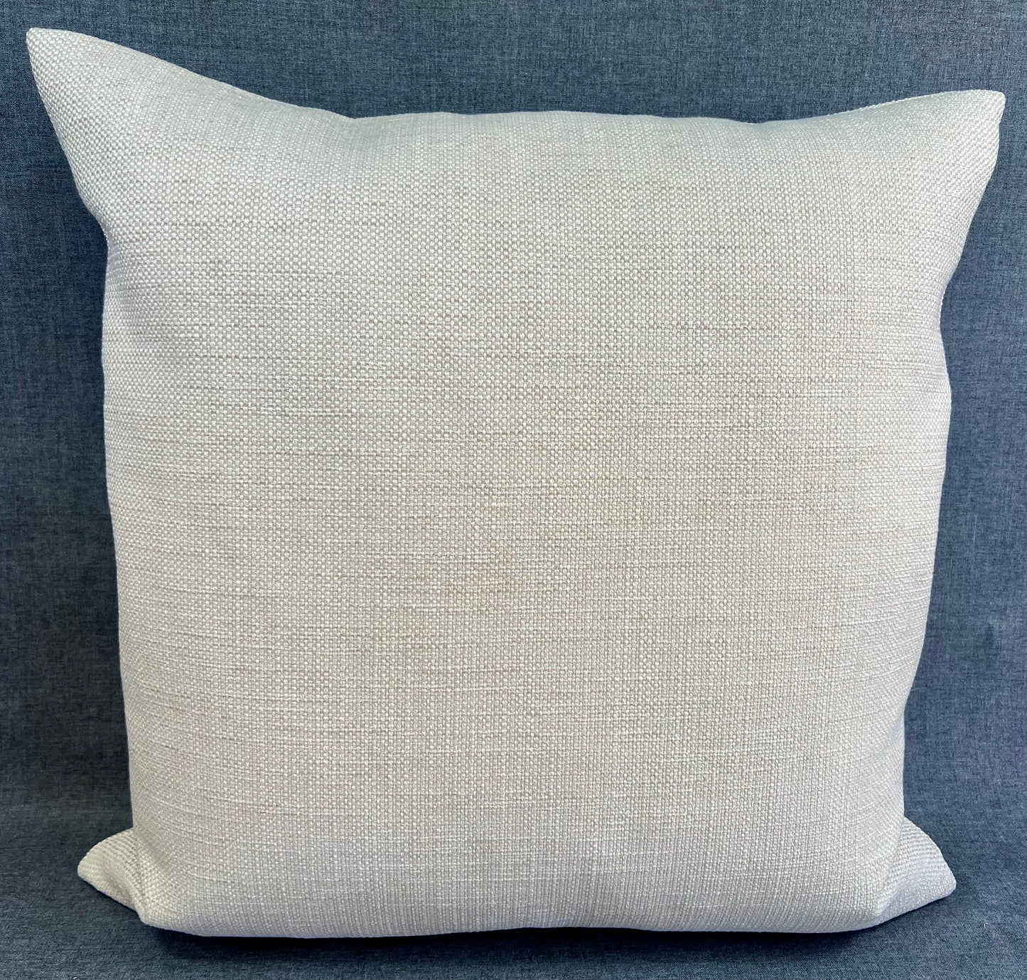 Luxury Pillow -  24" x 24" -  Sandstone Weave; Lush Textural weave fabric on both sides in an earthy natural color