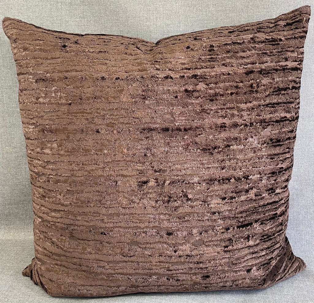 Luxury Pillow - 24" x 24"- Wake Umber