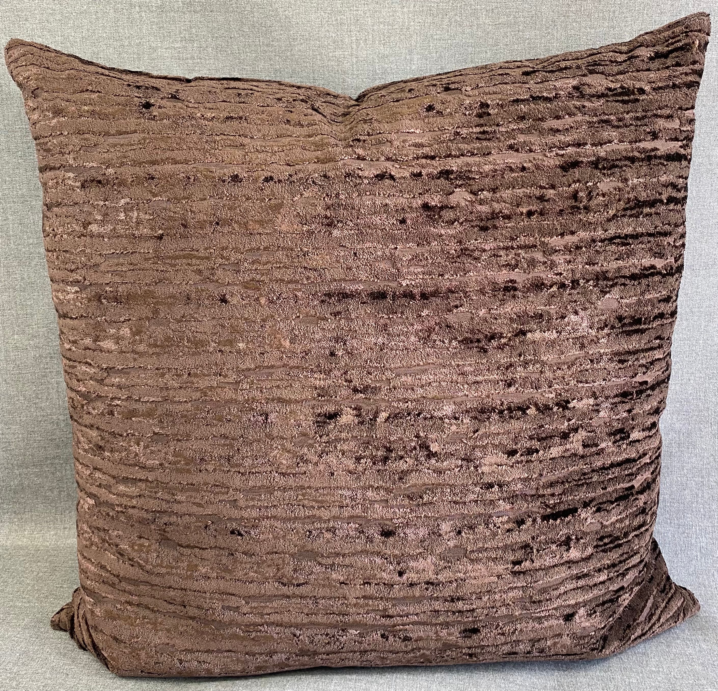 Luxury Pillow - 24" x 24"- Wake Umber