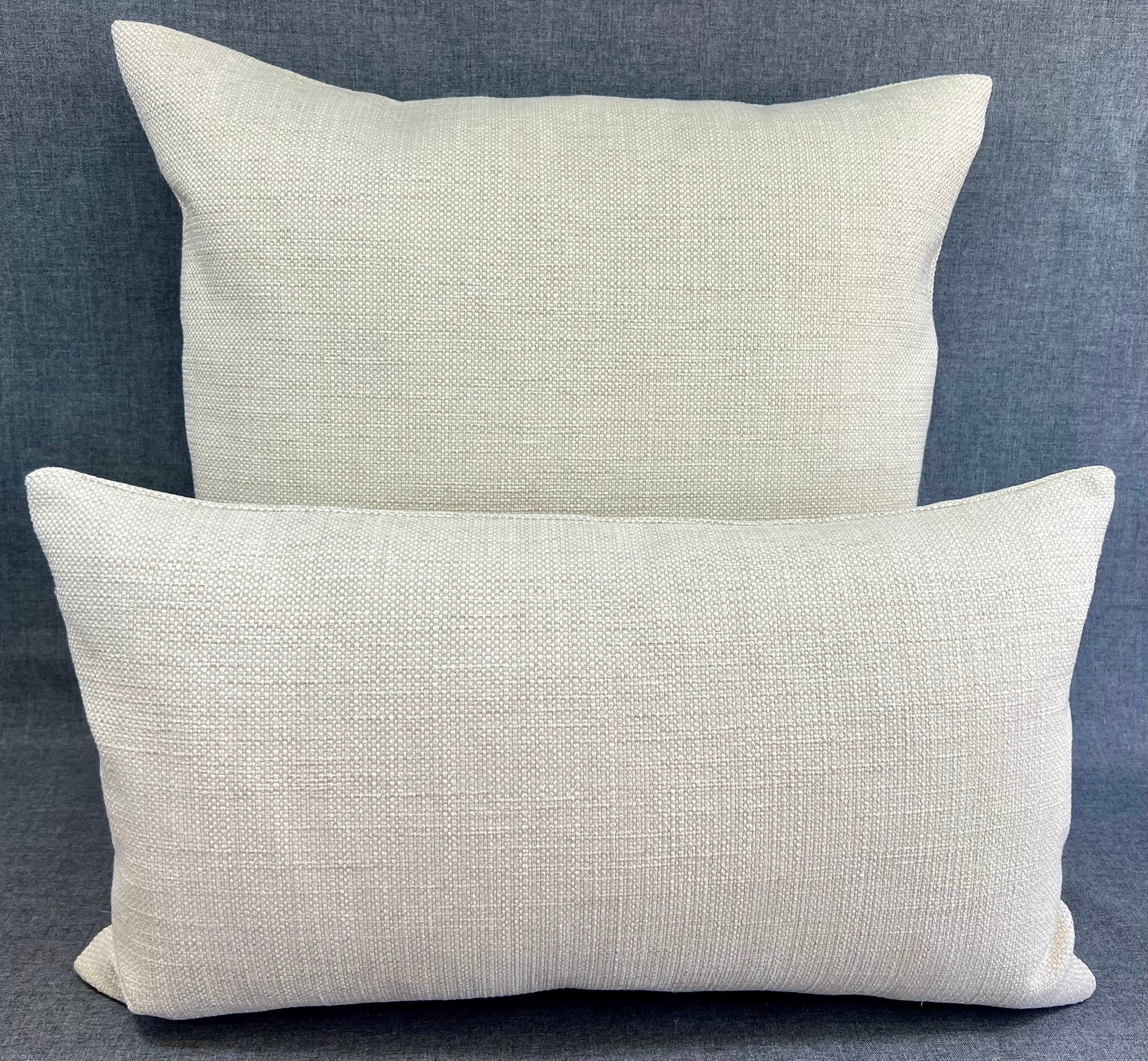 Luxury Lumbar Pillow - 24" x 14"-  Sandstone Weave