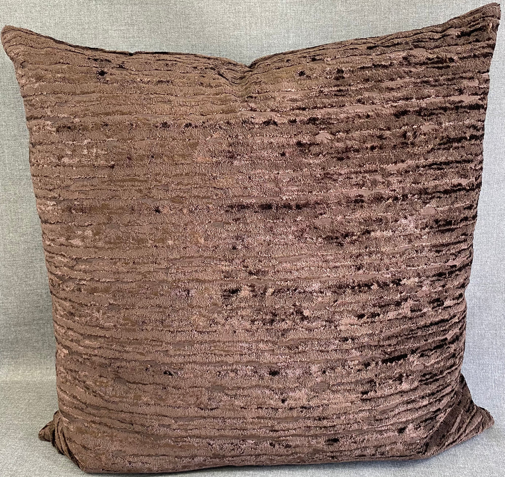 Luxury Pillow - 24" x 24"- Wake Umber