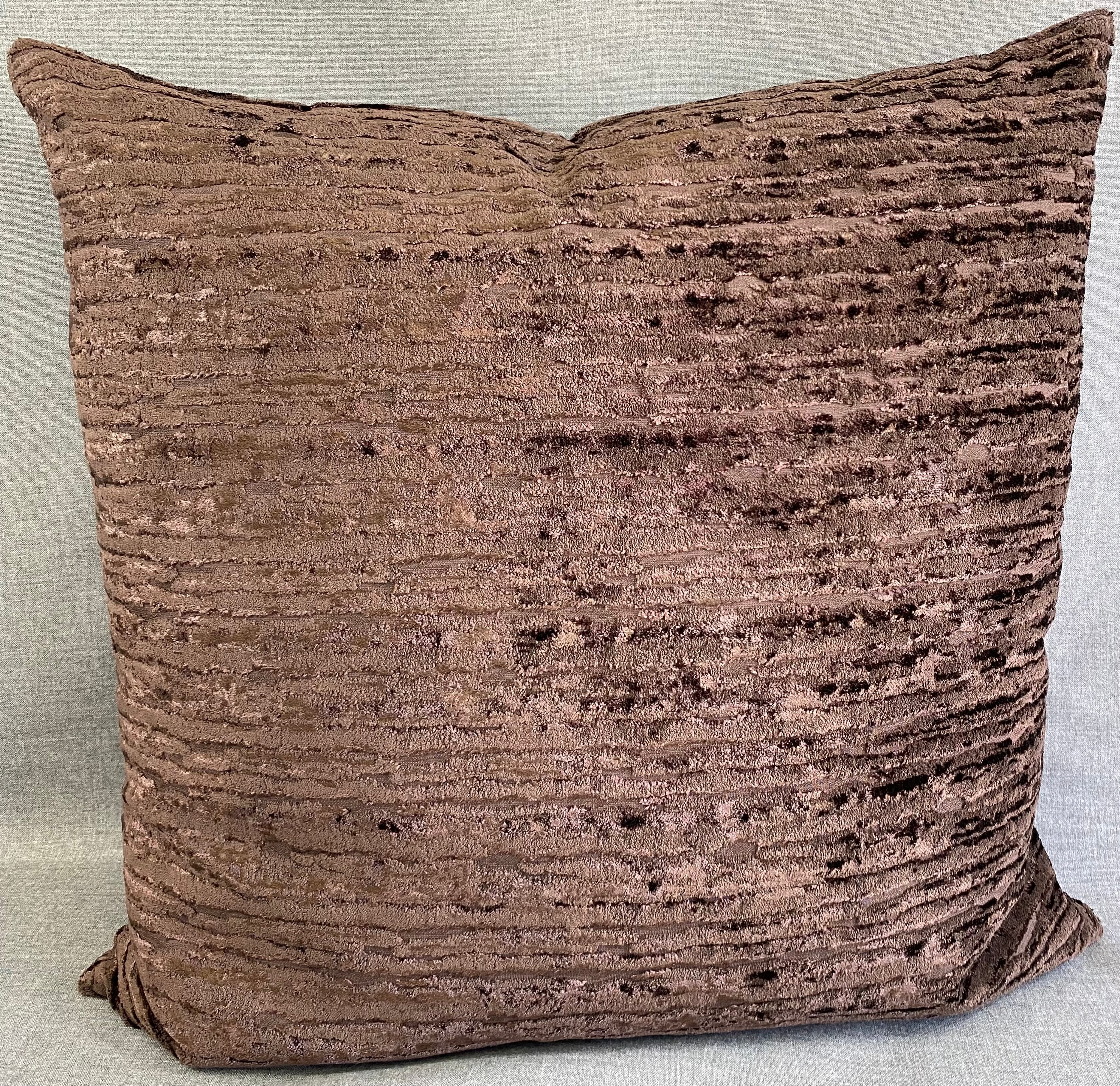 Luxury Pillow - 24" x 24"- Wake Umber