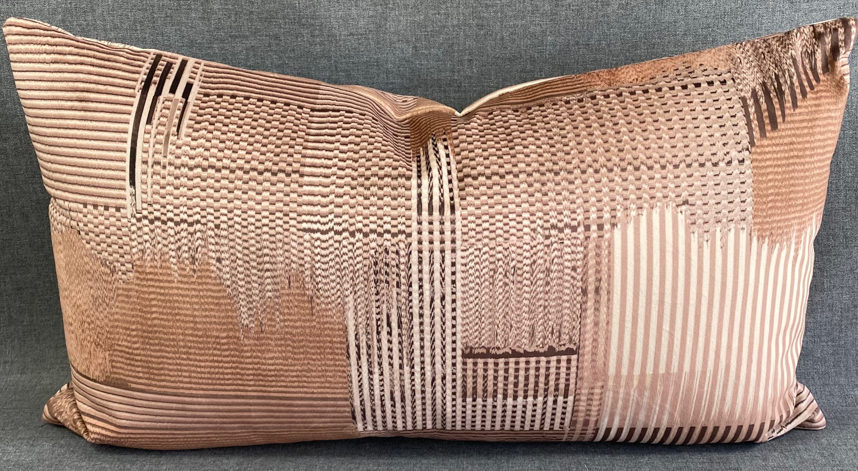 Luxury Lumbar Pillow - 24" x 14"-  Hurley Brown