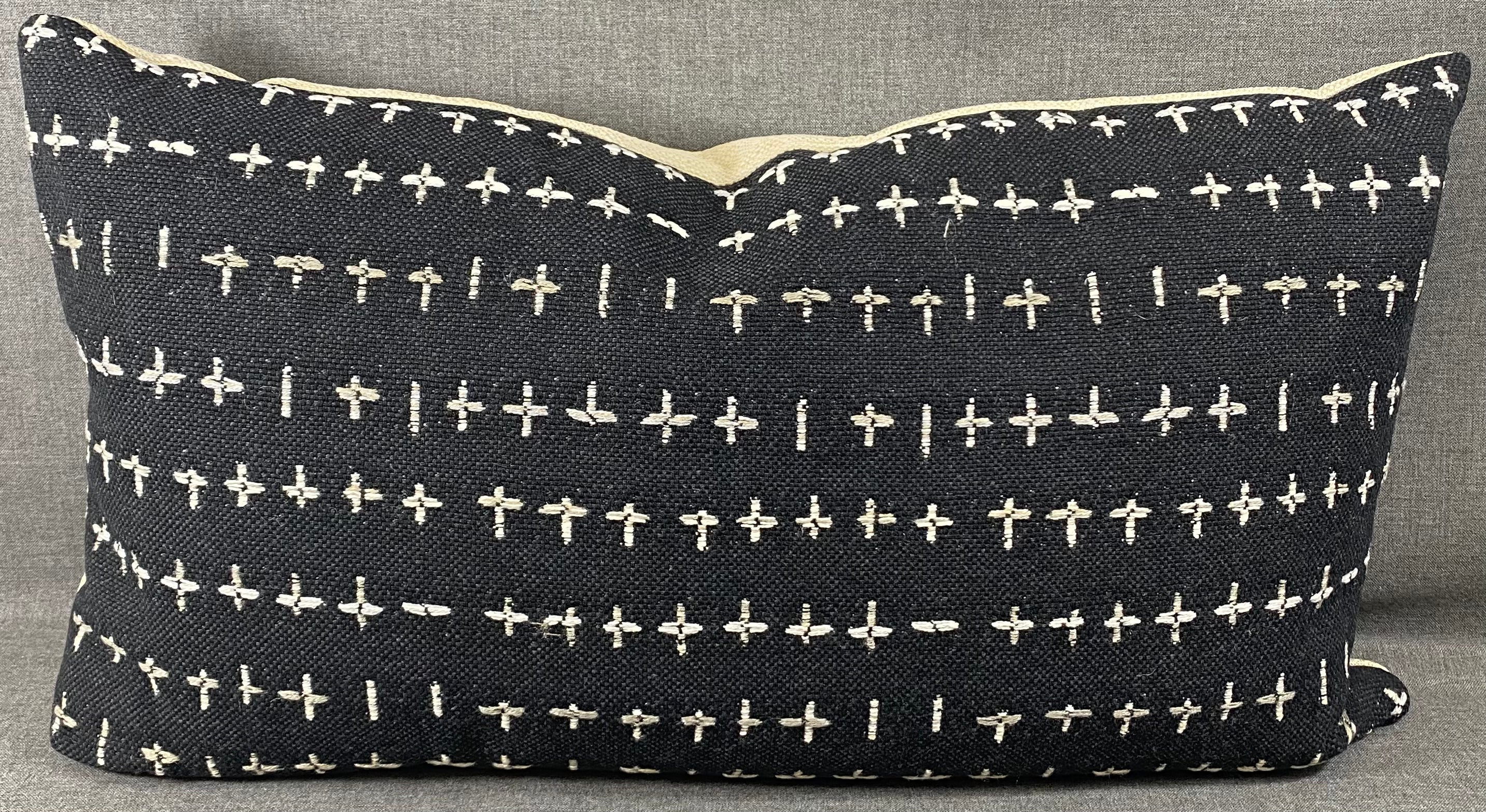 Luxury Lumbar Pillow - 24" x 14"- Morales Black