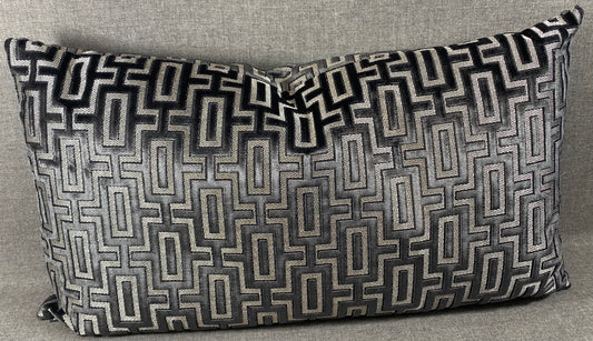 Luxury Lumbar Pillow - 24" x 14" Bergman Onyx