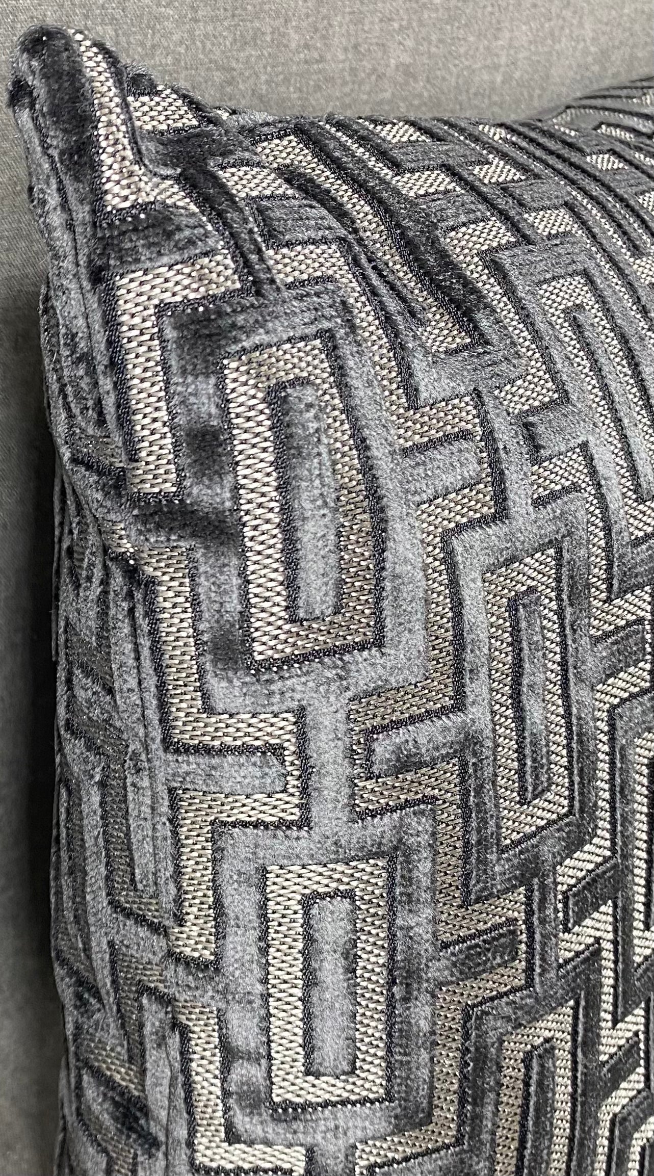 Luxury Lumbar Pillow - 24" x 14" Bergman Onyx
