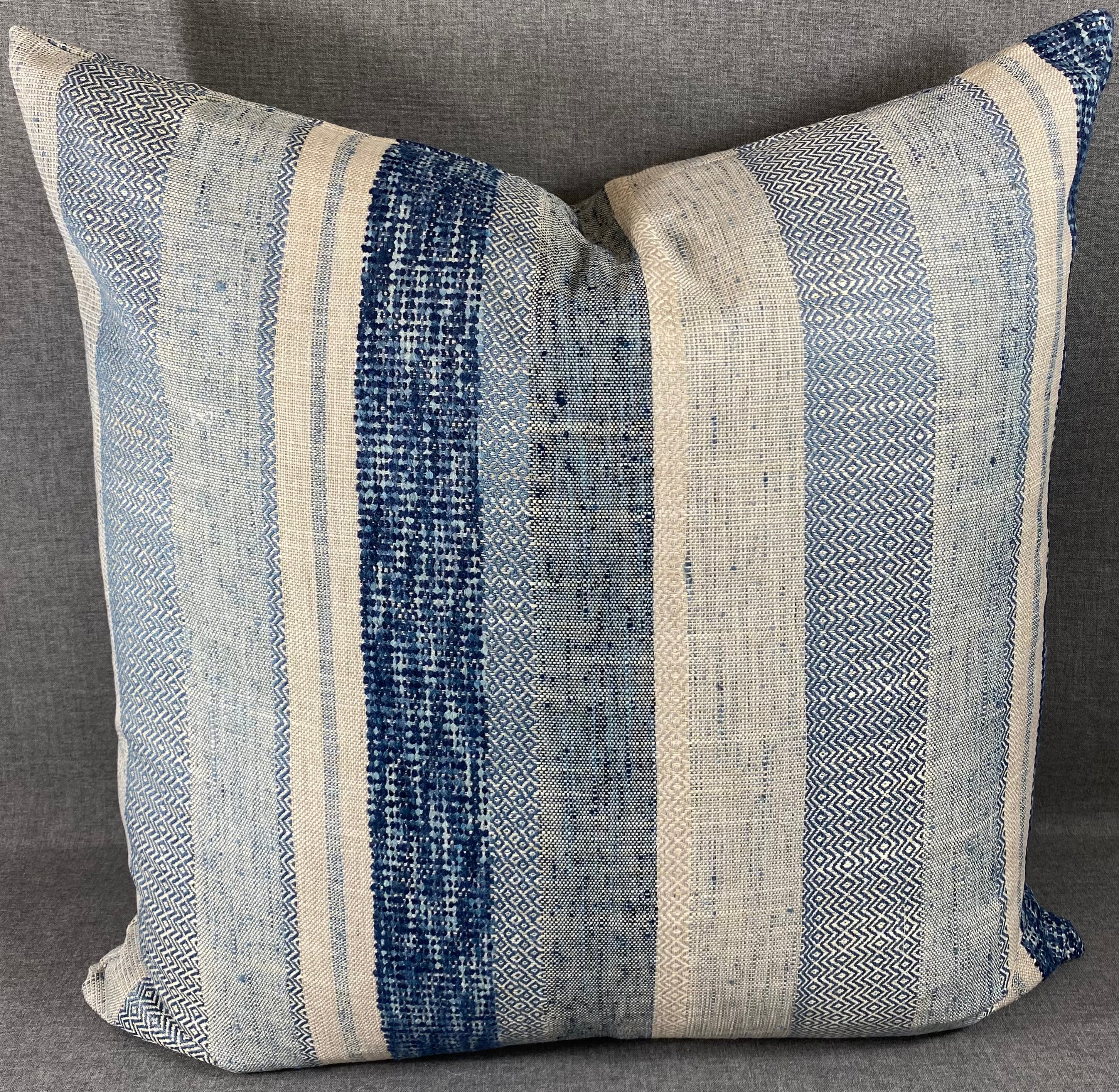 Luxury Pillow - 24" x 24" - Prologue-Indigo