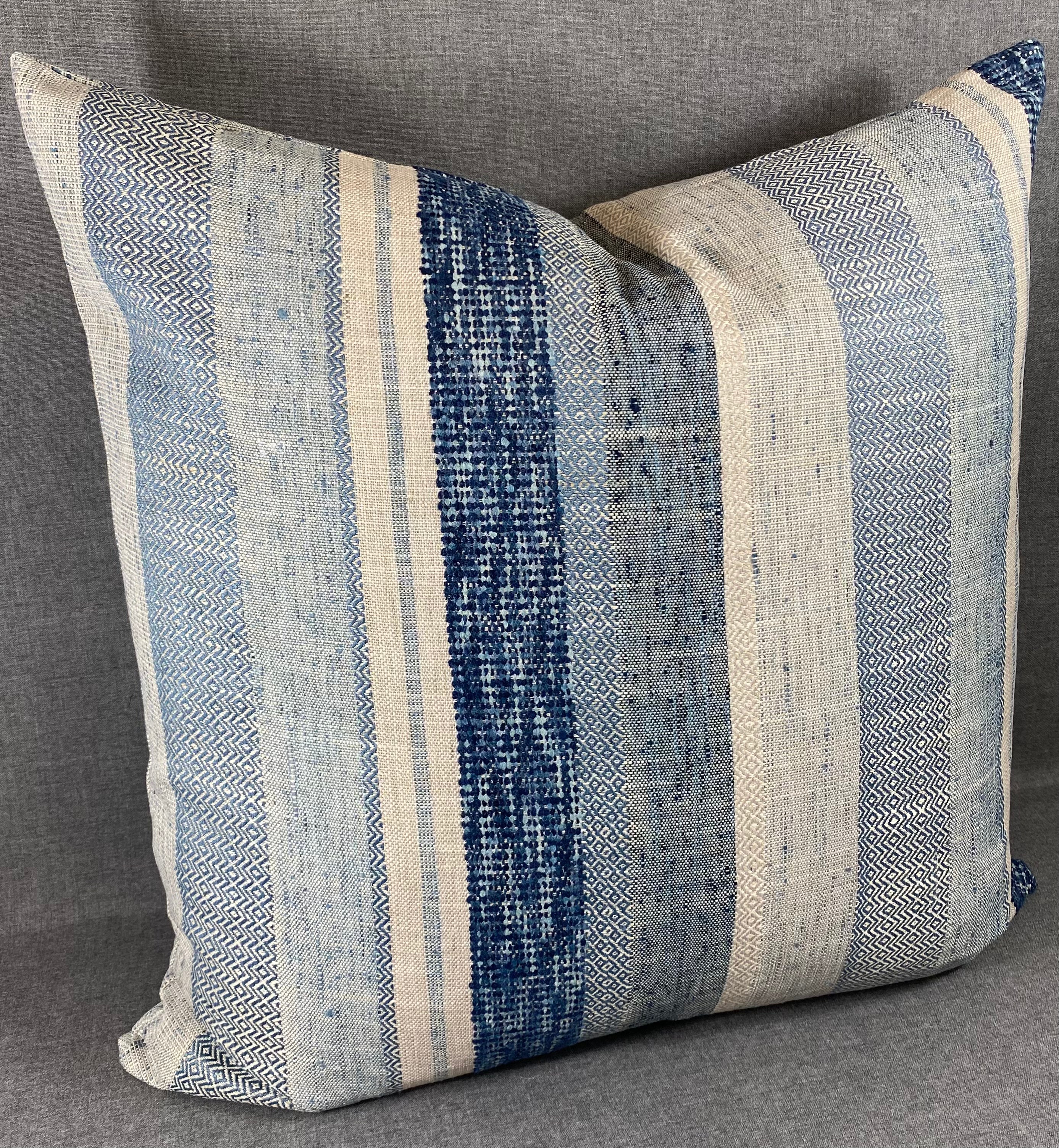 Luxury Pillow - 24" x 24" - Prologue-Indigo