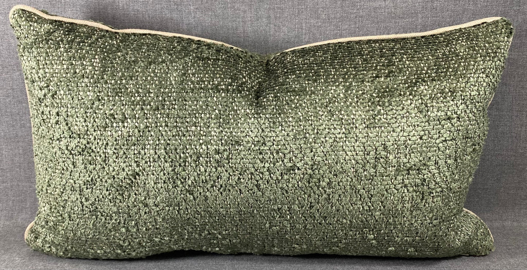 Luxury Lumbar Pillow - 24" x 14" -  Knubby Moss
