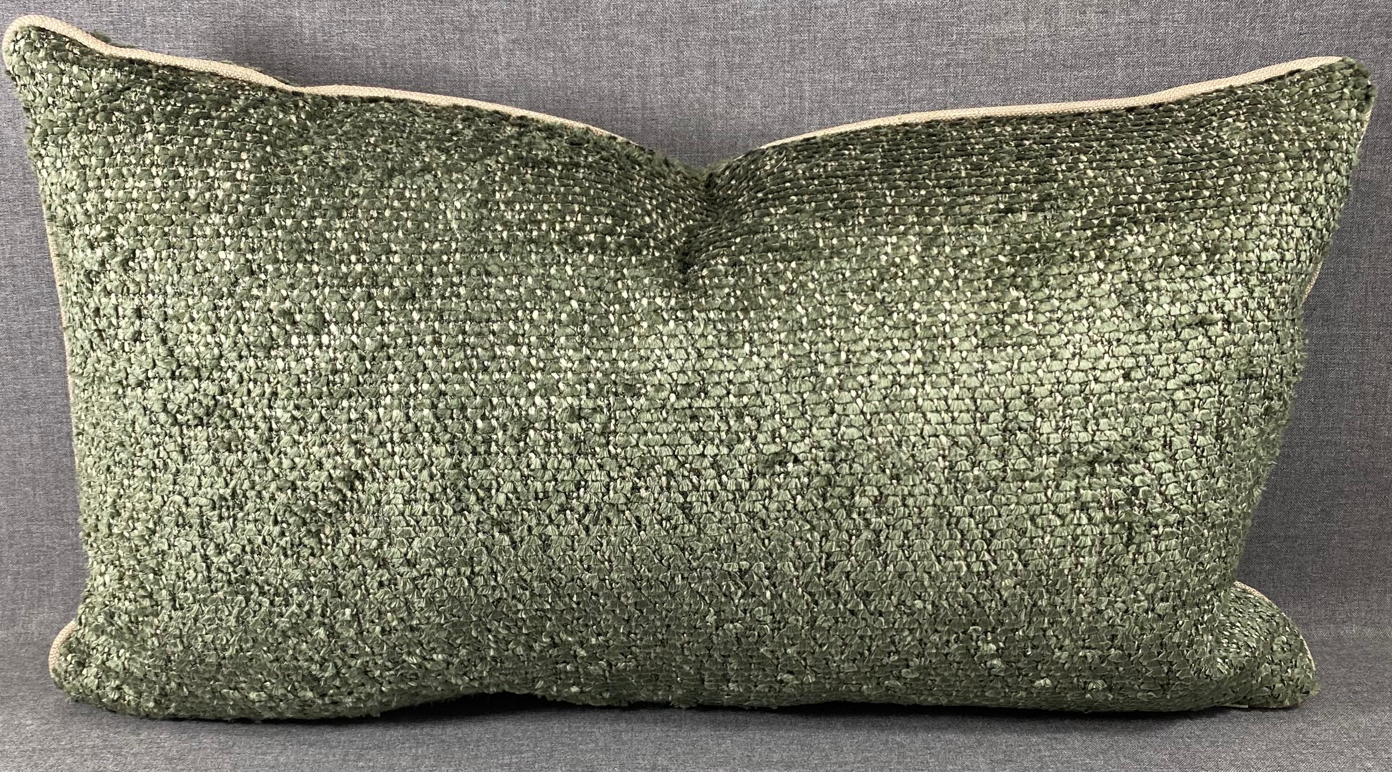 Luxury Lumbar Pillow - 24" x 14" -  Knubby Moss