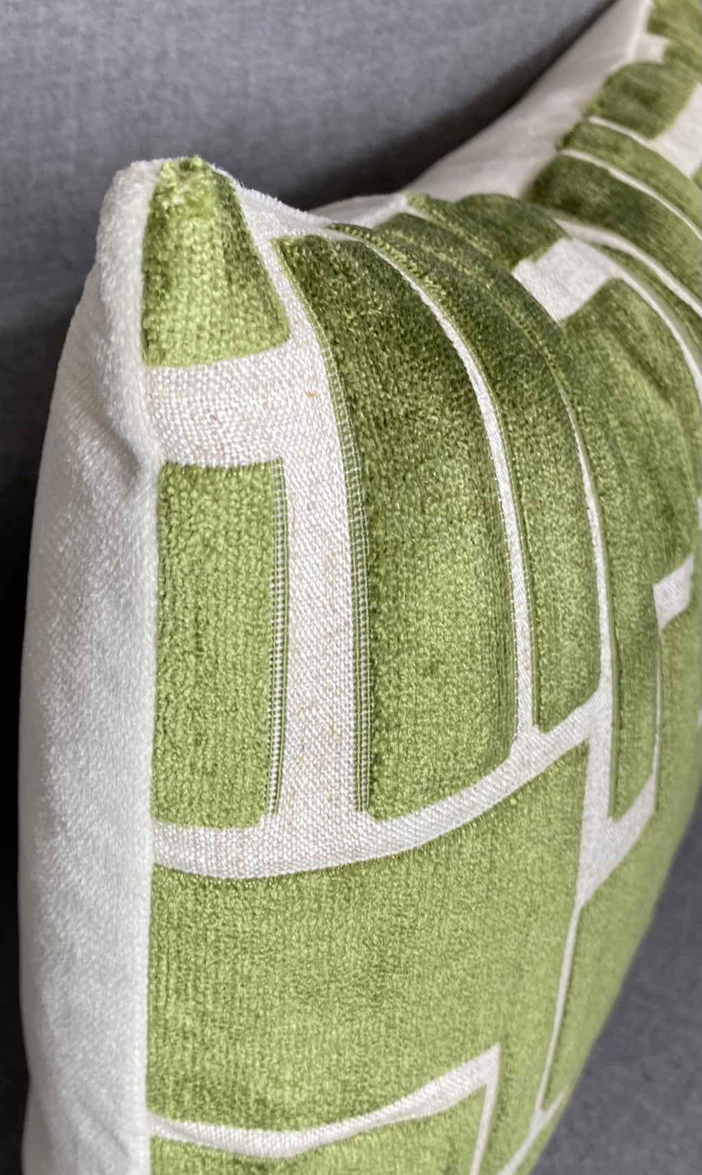 Luxury Lumbar Pillow - 24" x 14"- Aura Olive