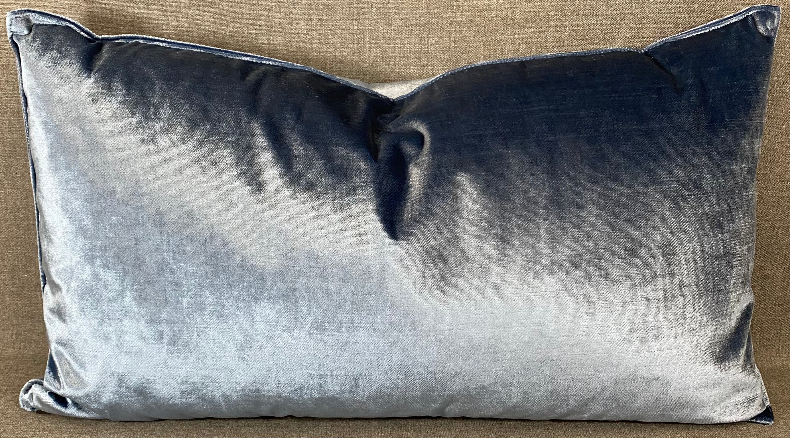 Luxury Lumbar Pillow - 24" x 14" - Iridescence Double Front-Baltic