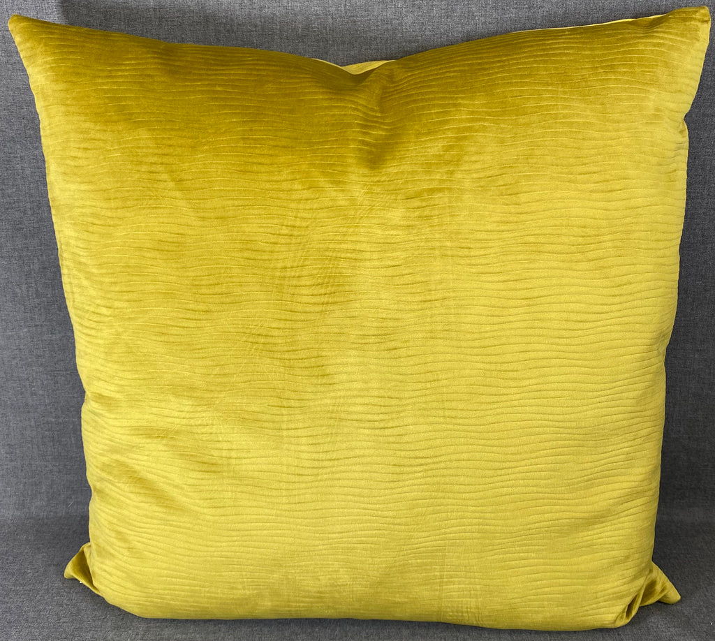 Luxury Pillow - 24” x 24” - Stream Chartreuse