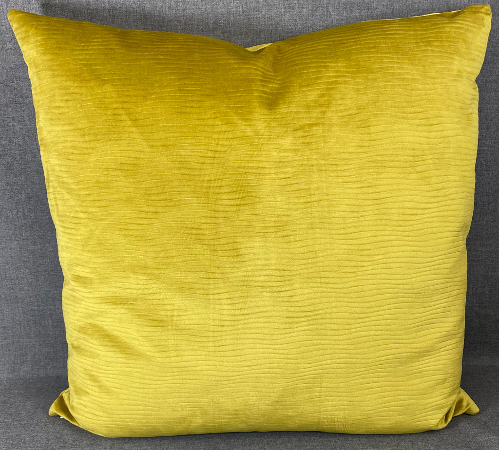 Luxury Pillow - 24” x 24” - Stream Chartreuse