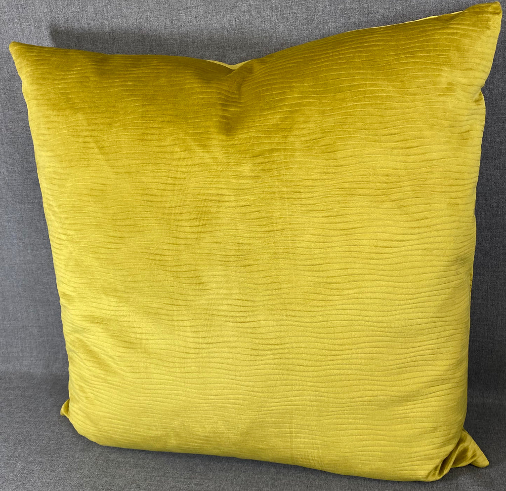 Luxury Pillow - 24” x 24” - Stream Chartreuse