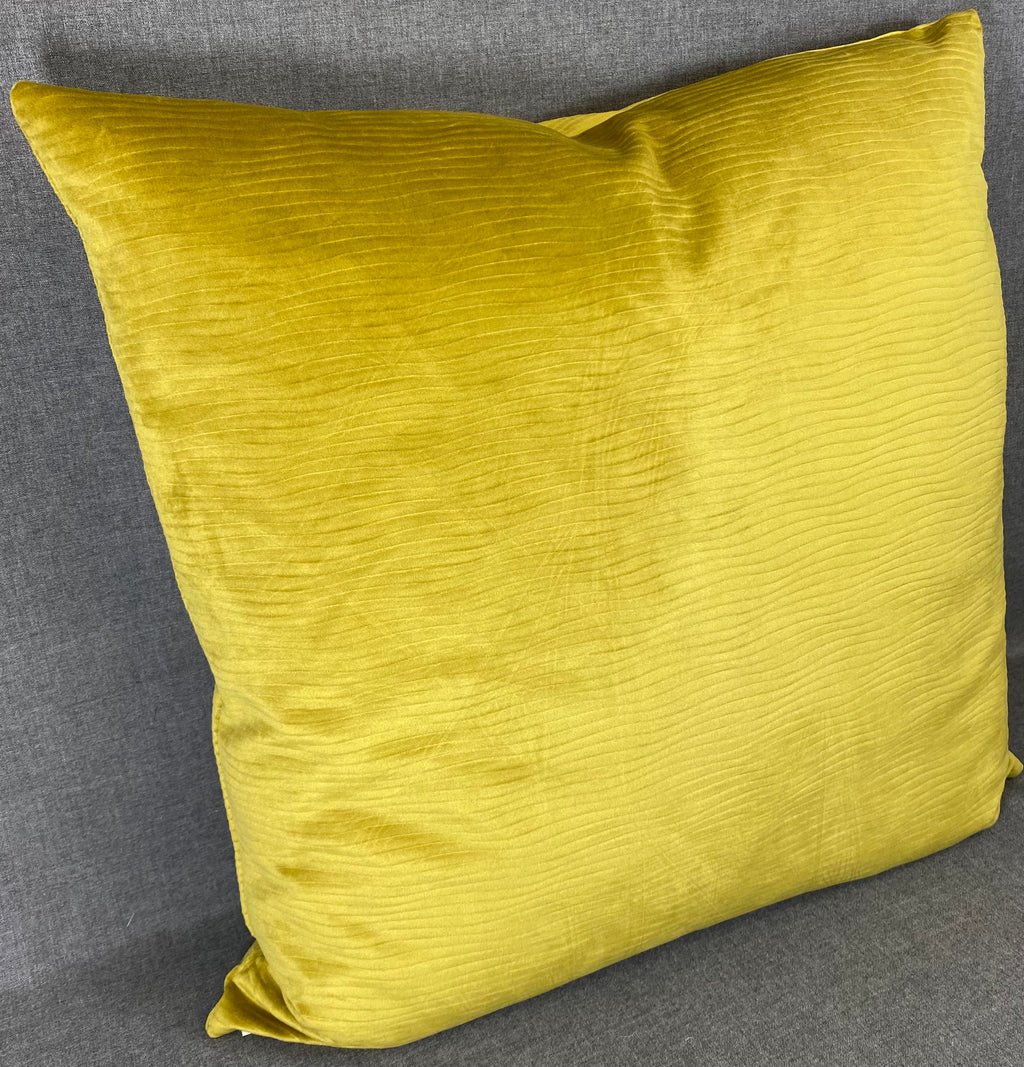Luxury Pillow - 24” x 24” - Stream Chartreuse