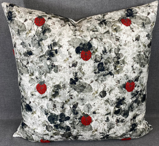 Luxury Pillow-Lady Bug - 24" x 24"