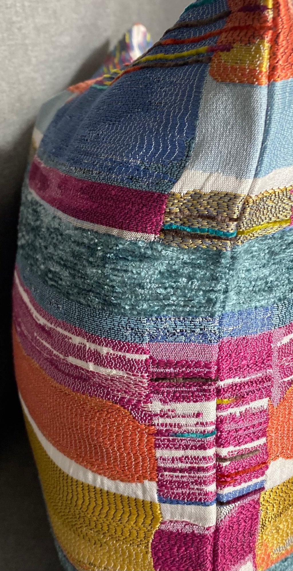 Luxury Lumbar Pillow - 24" x 14"- Joyce's Abstract