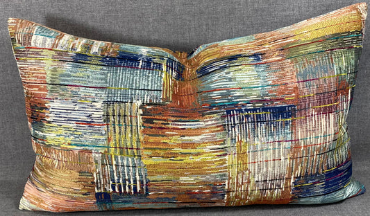 Luxury Lumbar Pillow - 24" x 14" -  Color Spark