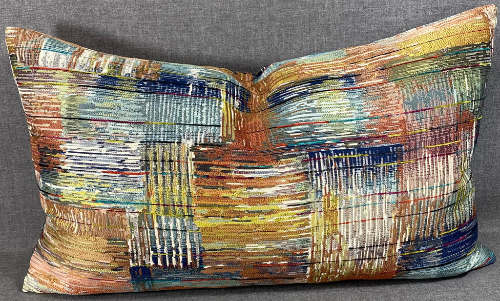 Luxury Lumbar Pillow - 24" x 14"- Color Spark