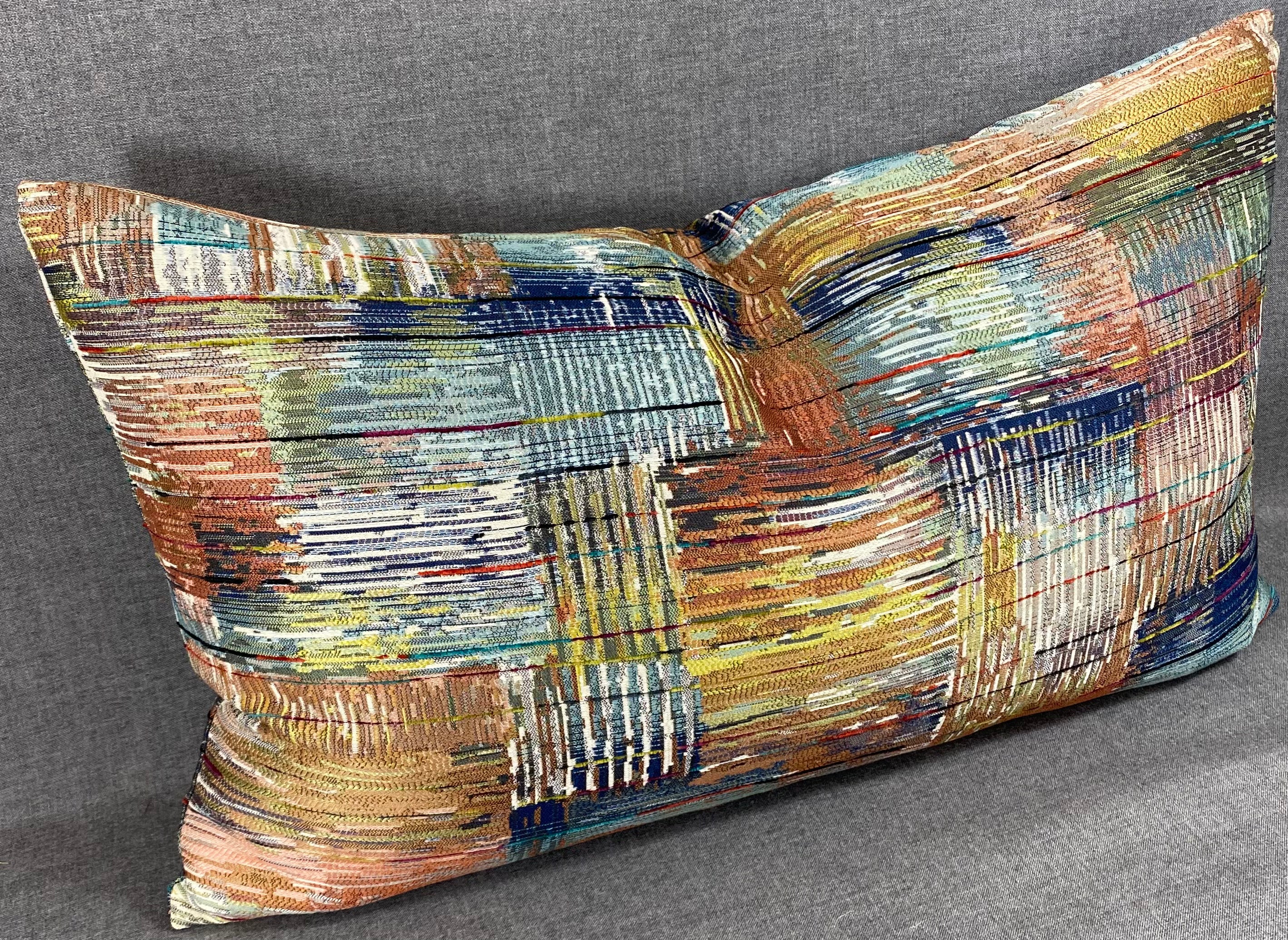 Luxury Lumbar Pillow - 24" x 14"- Color Spark